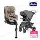 【Chicco 官方直營】Seat2Fit Isofix安全汽座 0-4歲 I-size規格+Bravo極致完美手推車風尚版(嬰兒手推車)