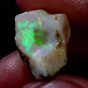 09.60 Ct Natural AAA+ Ethiopian "Play-Of-Color" Ultra Fire Opal Rough Gemstone
