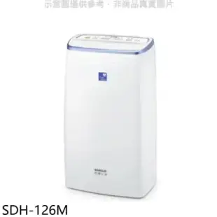 SANLUX台灣三洋【SDH-126M】12公升大容量微電腦除濕機