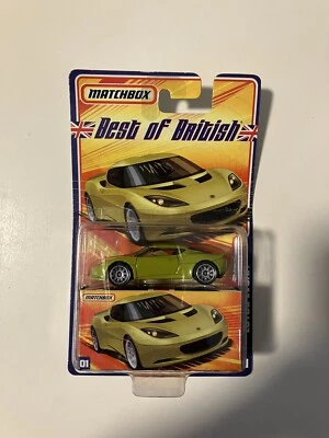 2008 MATCHBOX SUPERFAST BEST OF BRITISH #01 LOTUS EVORA NEW