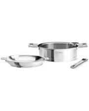 Cristel Strate Brushed Stainless 6pc Set