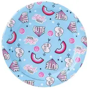 Dog Love Rachael Hale Animal Pet Kids Birthday Party 7" Paper Dessert Plates
