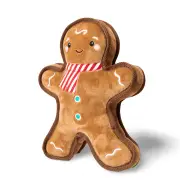 Christmas By Pet Circle Tough Gingerbread Large Plush Dog Toy