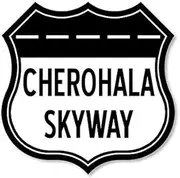 Cherohala Skyway Sign Shaped Sticker (motorcycle biker road route highway car (3 inch)