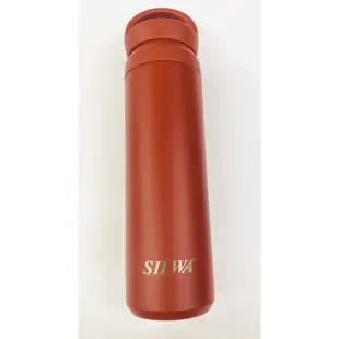 SILWA 西華 日式簡約手提保溫瓶 500ml 不鏽鋼304 藍綠色、玫紅色 磨砂質感保溫瓶