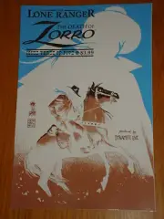 LONE RANGER & ZORRO DEATH OF ZORRO VOL 1 #3 RI NEGATIVE EFFECT COVER DYNAMITE