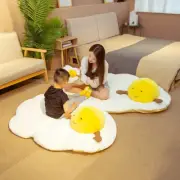 Cute Stuffed Soft Poached Egg pillow Toy Plush Stuffed Cartoon Poached Egg