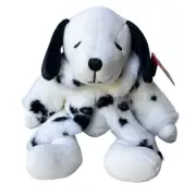 RUSS Donatella Beagle Dog 15” Stuffed Plush Toy with Black & White Spotted Coat