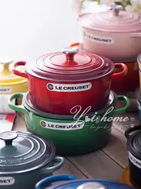 在飛比找Yahoo!奇摩拍賣優惠-現貨 Le Creuset酷彩s系列鑄鐵圓形琺瑯鍋家用燉鍋煲