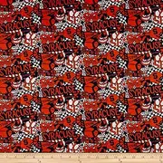Sykel Enterprises NCAA Syracuse Pop Art Cotton Multi, Fabric by the Yard