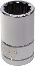 KC-Tools Hex Socket KC-Tools 3/8-Inch Drive Single Hex Socket, 14 mm Diameter