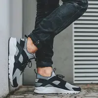 在飛比找蝦皮購物優惠-NIKE Air Huarache Run Ultra 黑灰