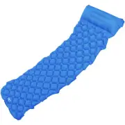RLC Camping Sleeping Mat - Blue Inflatable Camping Pad and Air Mattress Pillow