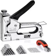 NEU MASTER 3 in 1 Staple Gun, Manual, Heavy Duty with Stapler Remover and for
