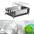 Dish Drying Rack Stemware Holder Sink Shelf for Home Hotel Kitchen Counter