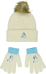 [Bluey] Big Kids Knit Hat and Gloves Set