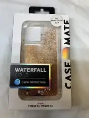 Case-Mate Waterfall Case for Apple iPhone 11 Pro (Gold, Glitter)