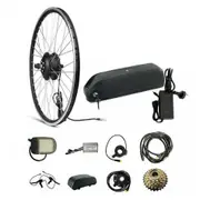 TDR 350W Electric Bike Conversion Kit for 29" 28" 700C Rear Wheel Hub with 36V 13Ah Battery, Waterproof Wiring, Throttle and Pedal Assist