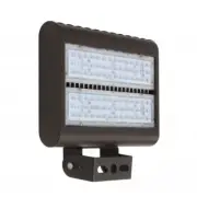 LFL6-80W-T SLIM LED FLOOD LIGHT W/ TRUNNION 80W 120~277V 5000K- BRNZ