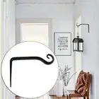 Convenient Hook Hanging Black Clothes Flower Basket Kitchen Rack Storage