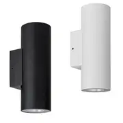 Aries Up and Down LED Wall Light CCT 12w Aluminium Black or White Havit Lighting - HV3626S-ALU