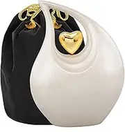 Heart of Love Adult Cremation Urns for Human Ashes - Decorative Urns,Urns for Human Ashes Female & Male,Urns for Ashes Men & Women,Funeral Urn (Adult Non-Customize, White Gold)