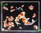 24" X 30" Black Marble Wall Panel Multi Stone Inlay Marquetry Art Home Interior
