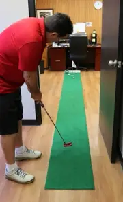 Big Moss Golf Office Fit 16' OF16+ Compact Practice Training Putting Green with