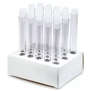 16x150mm Test Tubes and Caps, Cardboard Rack (Case of 1000)
