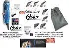 Oster A5 TURBO 2 Speed CLIPPER KIT Cryogen-X 10&40 BLADE & 7 pc GUIDE COMB SET