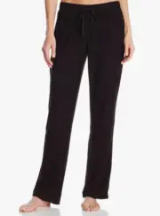 N Natori Women's Terry Lounge Pant Black Sz L