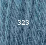 Appleton Tapestry Wool - 11 Yd Skein - Dull Marine Blue Color 323