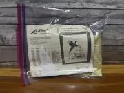 Vtg LEE WARDS 70s PHEASANT PICTURE 16x20 EMBROIDERY KIT NEEDLEPOINT