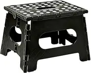 Portable Flat Folding Step Stool Ladder Non Slip Caravan Camping Seat Chair 22/39CM (M/H 22cm x W 29cm x D 22cm)