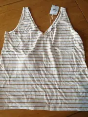 Warehouse Linen Stripe Vest UK12