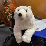 Wild Republic 30" Polar Bear Plush White Jumbo. Christmas. With Tags. Beautiful.