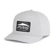 Ping Golf Camelback 110 Snapback Adjustable Hat/Cap COLOR: Light Grey SIZE OSFM