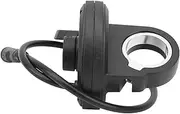 Left Thumb Throttle with 3 Pin Watertight Connector, 65g Plastic Speed Control Grip for Electric Cycle Scooter Conversion Accelerator