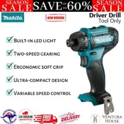 Makita 12V Max Li-ion CXT Cordless Brushless 1/4“ Hex Driver Drill LED Light New