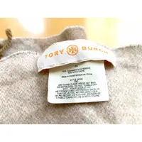 在飛比找蝦皮購物優惠-TORY BURCH 喀什米爾cashmere 羊毛奶茶駝雙