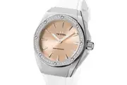 TW Steel CE4032 Pink Dial White Silicone Womens Watch