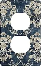 Retro Vintage Denim Victorian Decorative switch plates cute light switch covers wall plate tapa para interruptor de luz 4.53" x 2.76" Toggle Switch