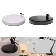 Metal Base for Table Lamp 7.5'' Round 12mm Central Hole Desk