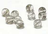 在飛比找Yahoo!奇摩拍賣優惠-天然銀髮晶 散珠 圓珠 單珠 配珠 12mm 水晶 DIY材