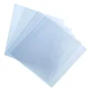 100Pcs 16x7 Inch Shrink Wrap Bags, Blue Clear PVC Heat Shrink Wrap