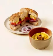 Egg on a Bagel Maker