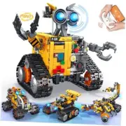 Robot Toys Building Set for Kids and Adults, Rechargeable 4-in-1 Remote & APP