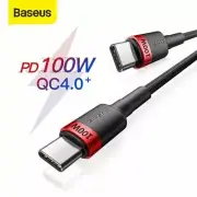 100W Type C to USB Type C Charging Cable QC 4.0 PD 3.0 Fast Charging Cable