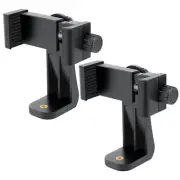 2 Pack Tripod Phone Mount, Cell Phone Holder Mount Head Standard Screw Adapte...