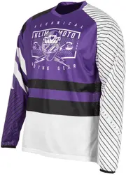 Klim Petrol S24, jersey , color: Purple/White/Black , size: S
